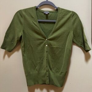 Ann Taylor Spring Green Cardigan